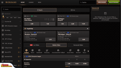 Crusado Casino Sport