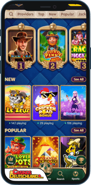 Kingia Casino Mobile app