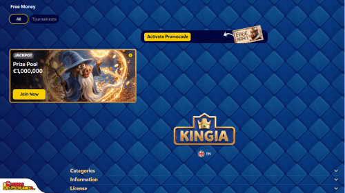 Kingia Casino bonus